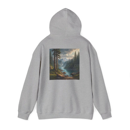 Pine Tree Lake Hoodie | Cozy Unisex Sweatshirt Perfect for Art Lovers Gift for Artists Nature-Inspired Fashion Casual