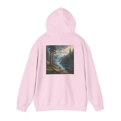 Pine Tree Lake Hoodie | Cozy Unisex Sweatshirt Perfect for Art Lovers Gift for Artists Nature-Inspired Fashion Casual