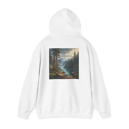 Pine Tree Lake Hoodie | Cozy Unisex Sweatshirt Perfect for Art Lovers Gift for Artists Nature-Inspired Fashion Casual