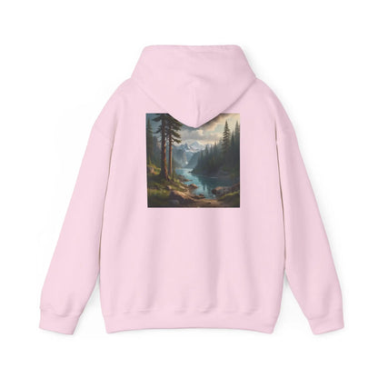 Pine Tree Lake Hoodie | Cozy Unisex Sweatshirt Perfect for Art Lovers Gift for Artists Nature-Inspired Fashion Casual
