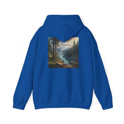 Pine Tree Lake Hoodie | Cozy Unisex Sweatshirt Perfect for Art Lovers Gift for Artists Nature-Inspired Fashion Casual