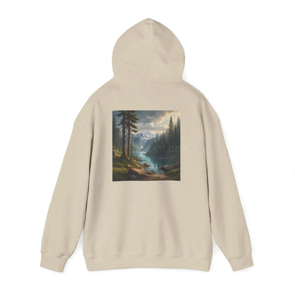 Pine Tree Lake Hoodie | Cozy Unisex Sweatshirt Perfect for Art Lovers Gift for Artists Nature-Inspired Fashion Casual