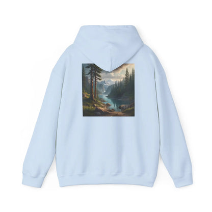 Pine Tree Lake Hoodie | Cozy Unisex Sweatshirt Perfect for Art Lovers Gift for Artists Nature-Inspired Fashion Casual