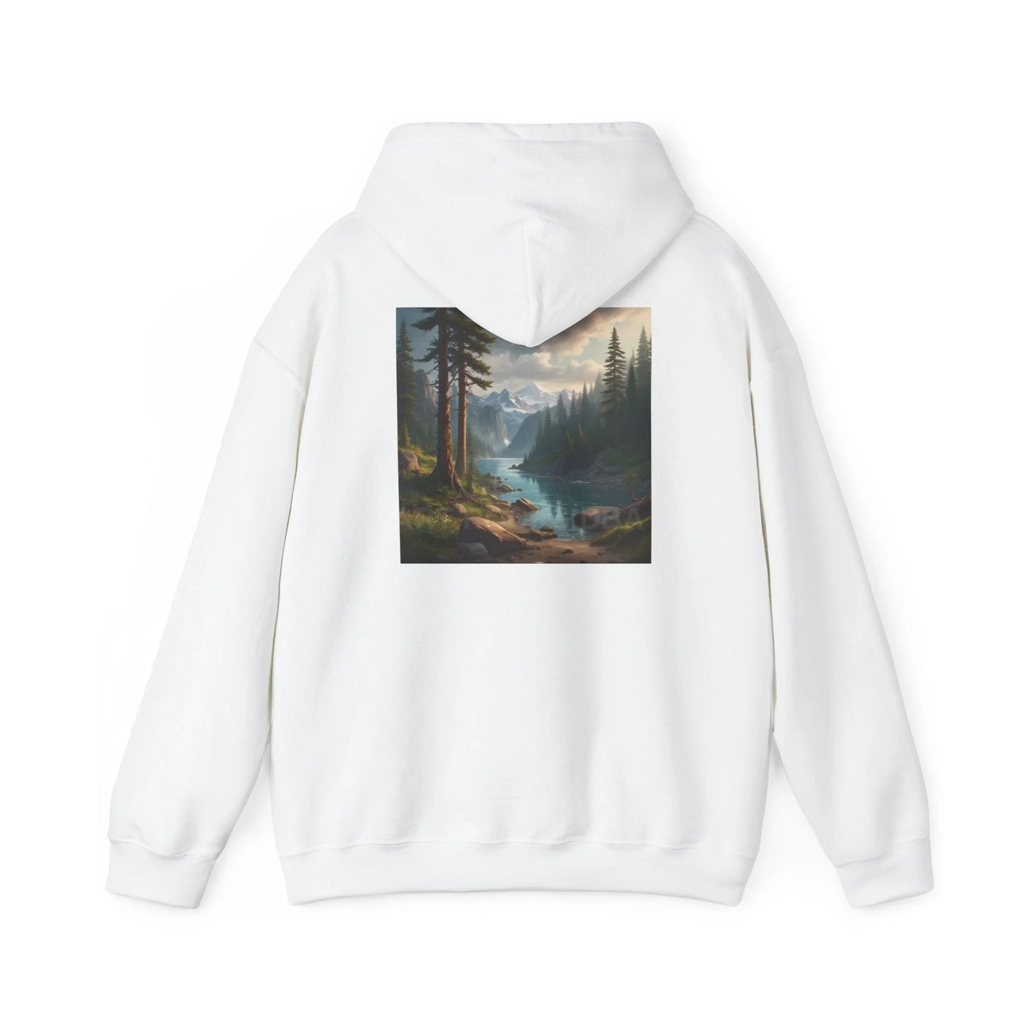 Pine Tree Lake Hoodie | Cozy Unisex Sweatshirt Perfect for Art Lovers Gift for Artists Nature-Inspired Fashion Casual