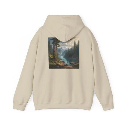 Pine Tree Lake Hoodie | Cozy Unisex Sweatshirt Perfect for Art Lovers Gift for Artists Nature-Inspired Fashion Casual