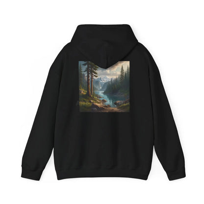 Pine Tree Lake Hoodie | Cozy Unisex Sweatshirt Perfect for Art Lovers Gift for Artists Nature-Inspired Fashion Casual