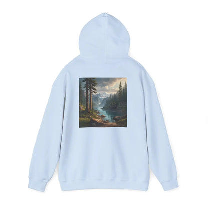 Pine Tree Lake Hoodie | Cozy Unisex Sweatshirt Perfect for Art Lovers Gift for Artists Nature-Inspired Fashion Casual