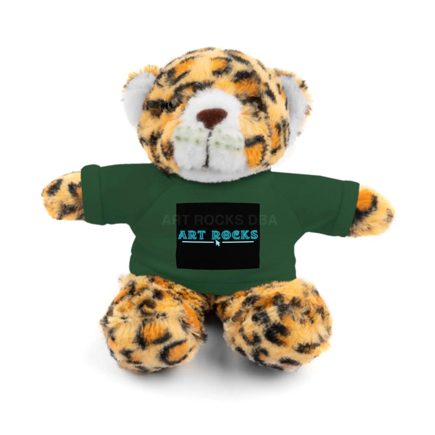 Plushie Stuffed Animal with Art Rocks Logo - Forest Green / Jaguar / 8’’ - Accessories