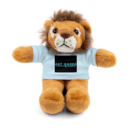 Plushie Stuffed Animal with Art Rocks Logo - Light Blue / Lion / 8’’ - Accessories