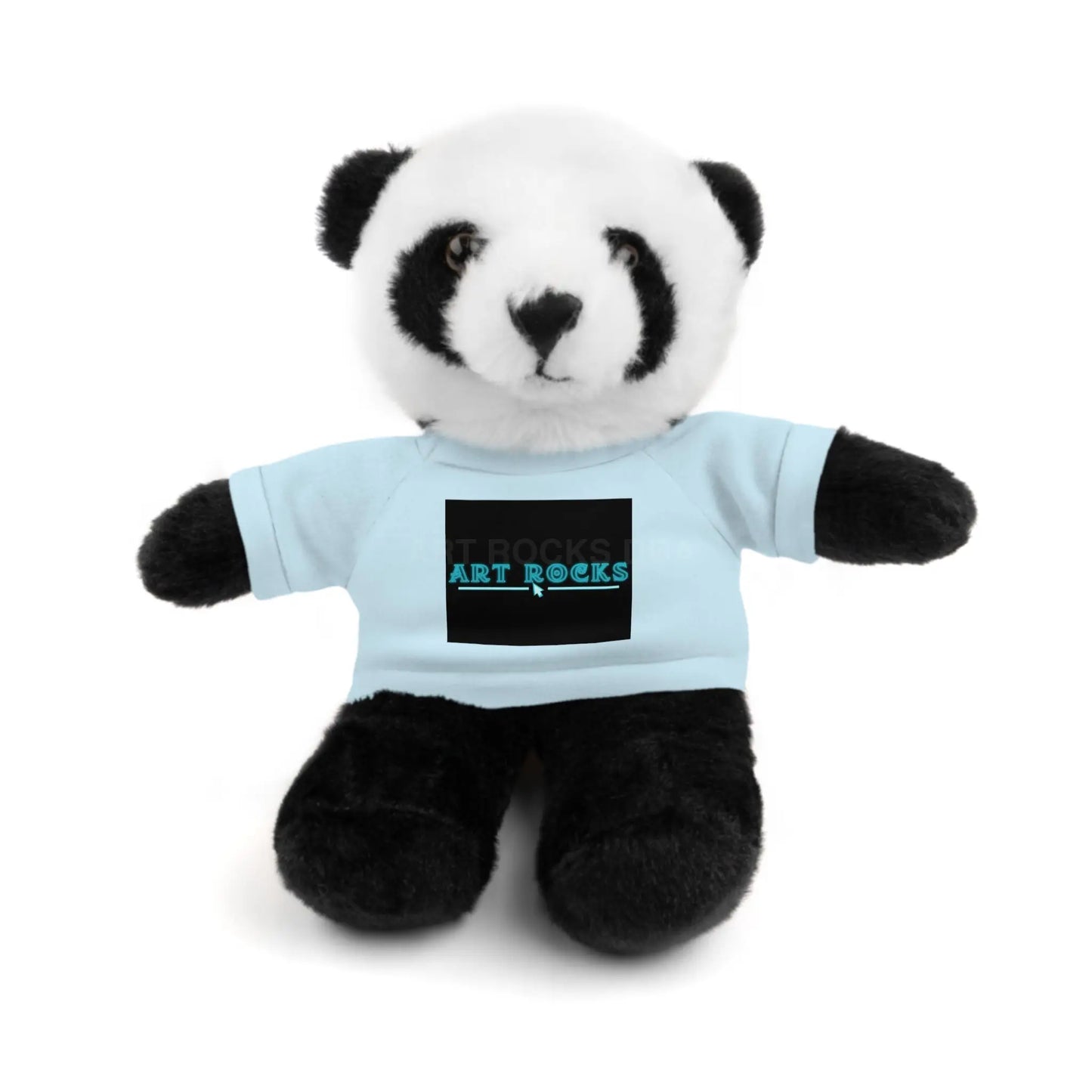 Plushie Stuffed Animal with Art Rocks Logo - Light Blue / Panda / 8’’ - Accessories