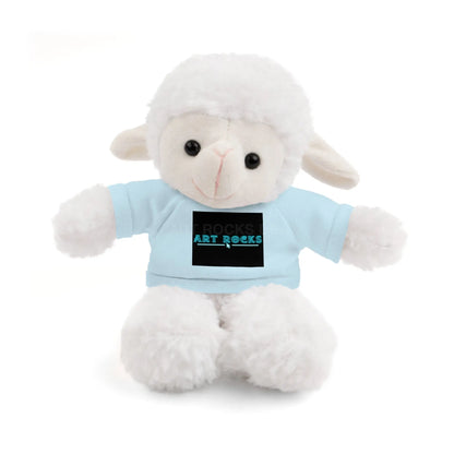 Plushie Stuffed Animal with Art Rocks Logo - Light Blue / Sheep / 8’’ - Accessories