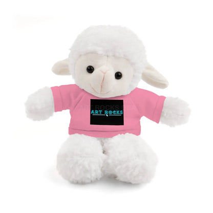 Plushie Stuffed Animal with Art Rocks Logo - Pink / Sheep / 8’’ - Accessories