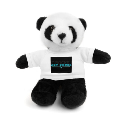 Plushie Stuffed Animal with Art Rocks Logo - White / Panda / 8’’ - Accessories