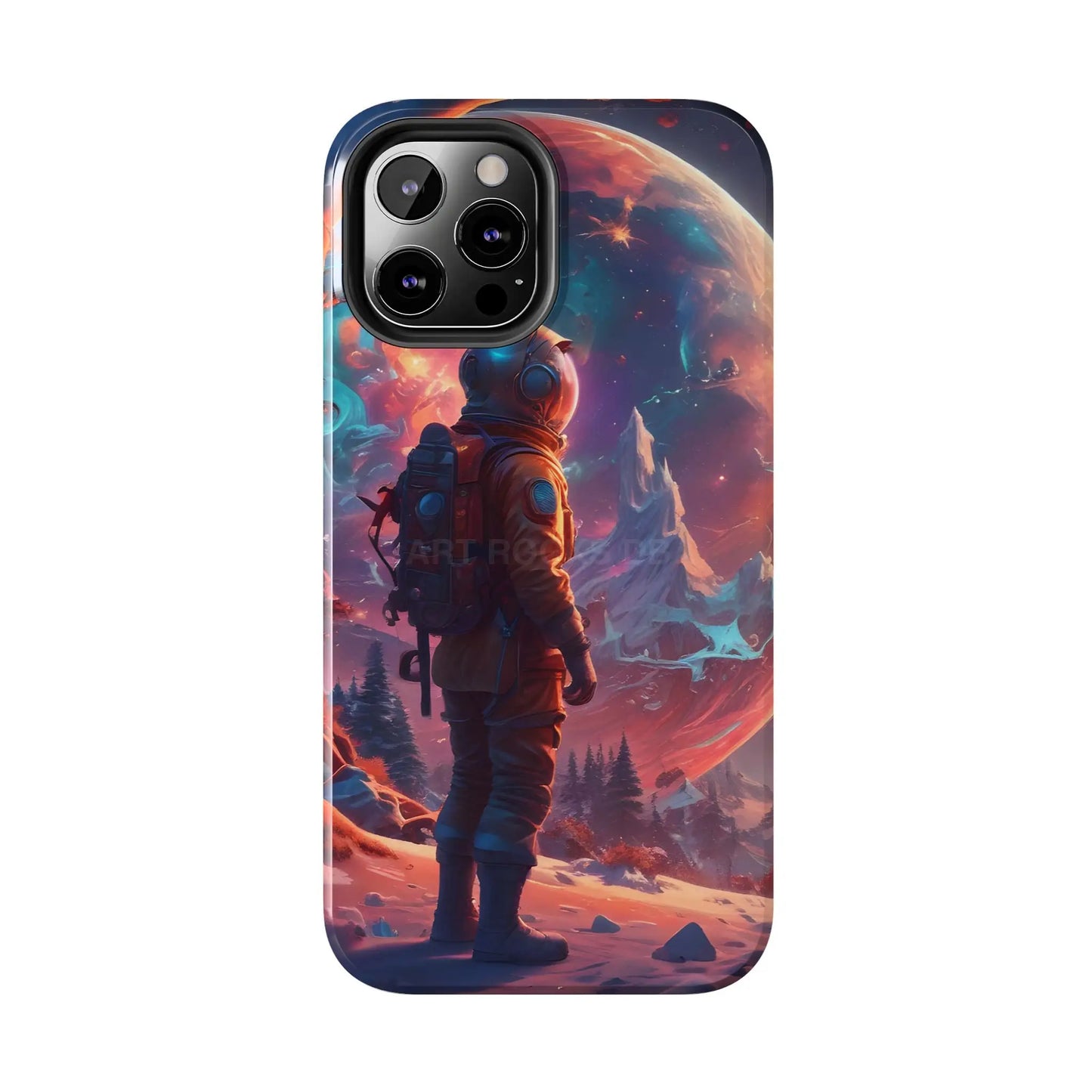 Psychedelic Cosmic Astronaut Phone Case for Space Enthusiasts Outer Space Gifts Durable Protector Adventurer Accessory