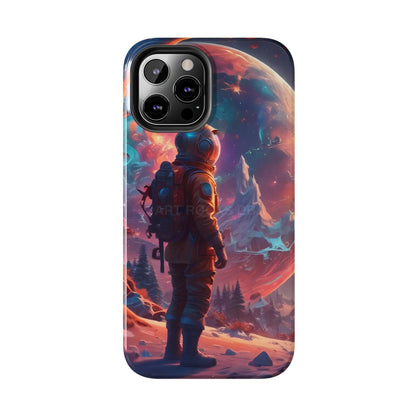Psychedelic Cosmic Astronaut Phone Case for Space Enthusiasts Outer Space Gifts Durable Protector Adventurer Accessory