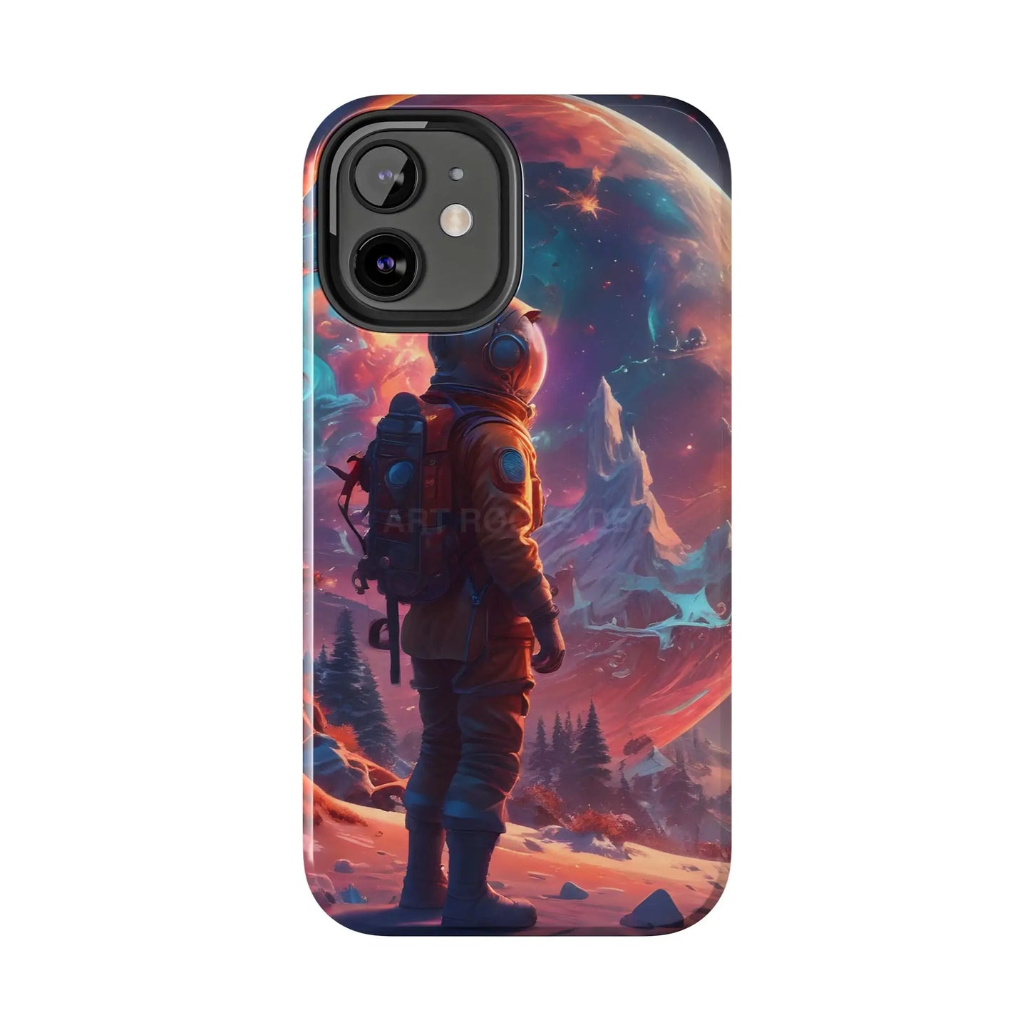 Psychedelic Cosmic Astronaut Phone Case for Space Enthusiasts Outer Space Gifts Durable Protector Adventurer Accessory