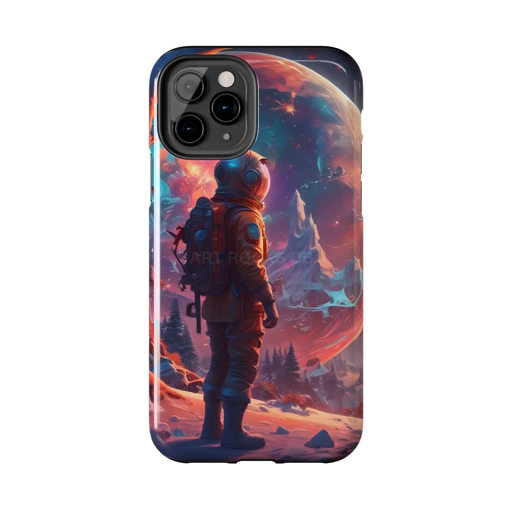 Psychedelic Cosmic Astronaut Phone Case for Space Enthusiasts Outer Space Gifts Durable Protector Adventurer Accessory