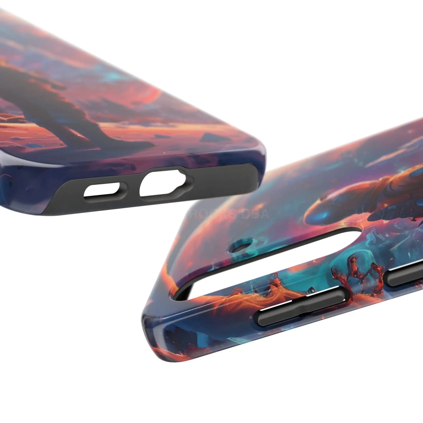 Psychedelic Cosmic Astronaut Phone Case for Space Enthusiasts Outer Space Gifts Durable Protector Adventurer Accessory