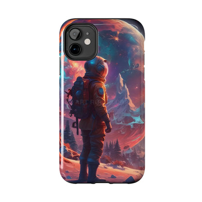 Psychedelic Cosmic Astronaut Phone Case for Space Enthusiasts Outer Space Gifts Durable Protector Adventurer Accessory
