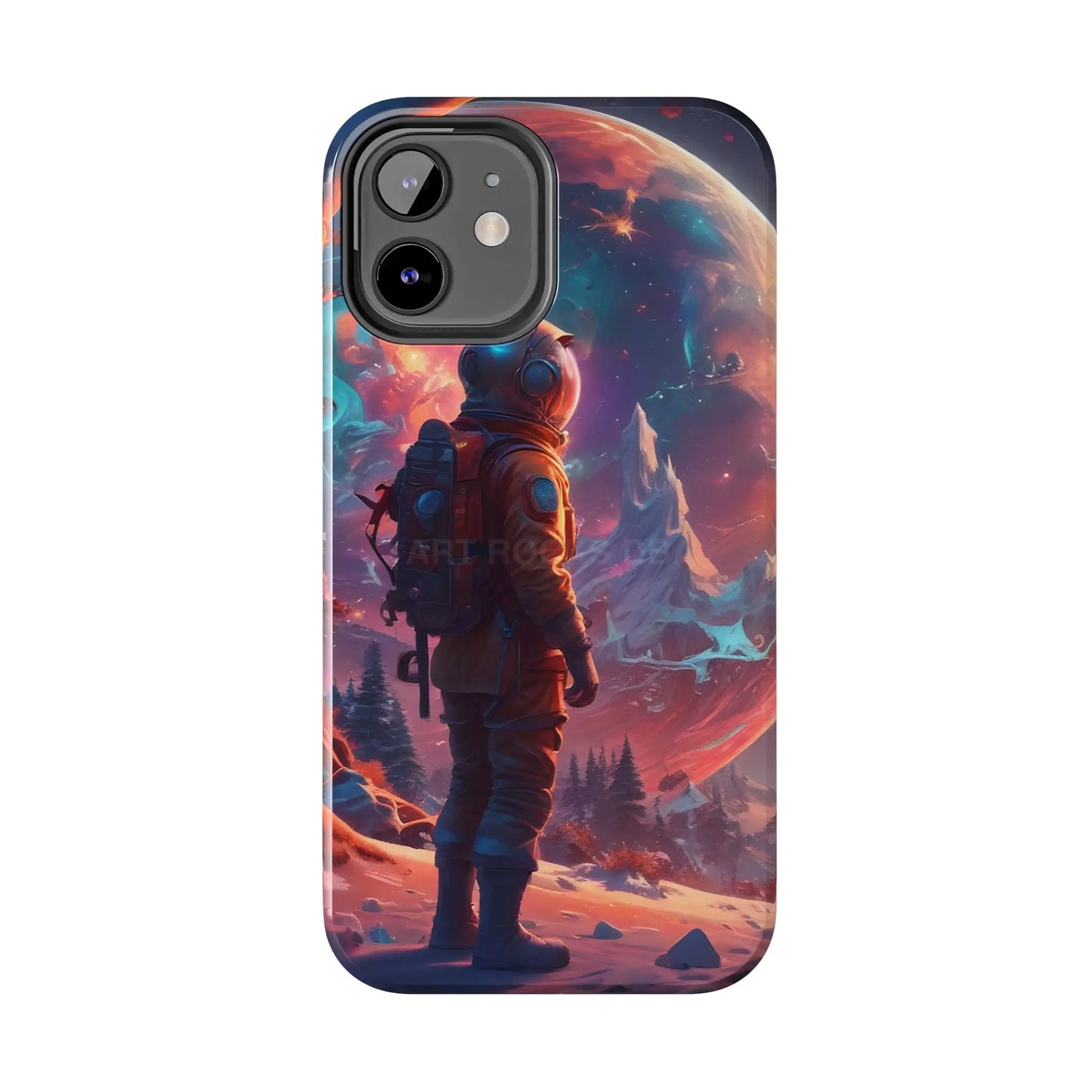 Psychedelic Cosmic Astronaut Phone Case for Space Enthusiasts Outer Space Gifts Durable Protector Adventurer Accessory