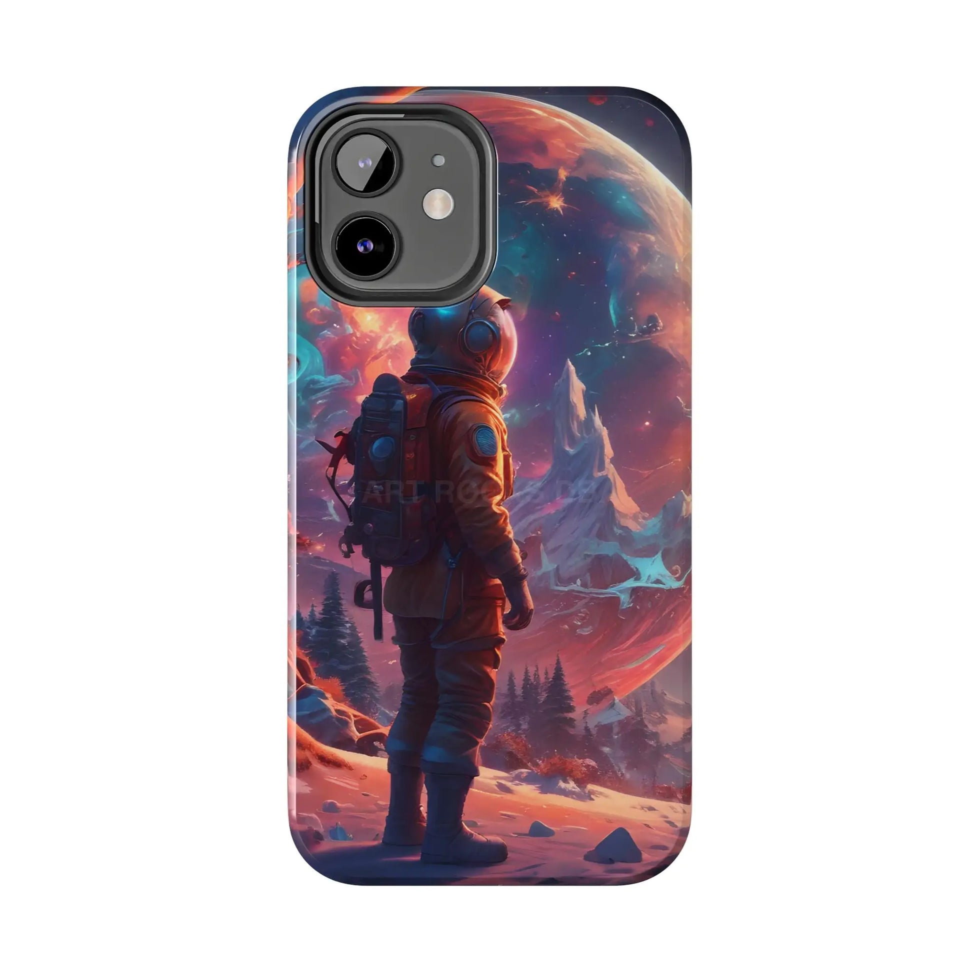 Psychedelic Cosmic Astronaut Phone Case for Space Enthusiasts Outer Space Gifts Durable Protector Adventurer Accessory