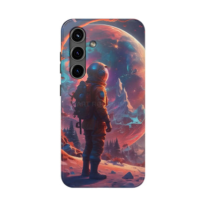 Psychedelic Cosmic Astronaut Phone Case for Space Enthusiasts Outer Space Gifts Durable Protector Adventurer Accessory