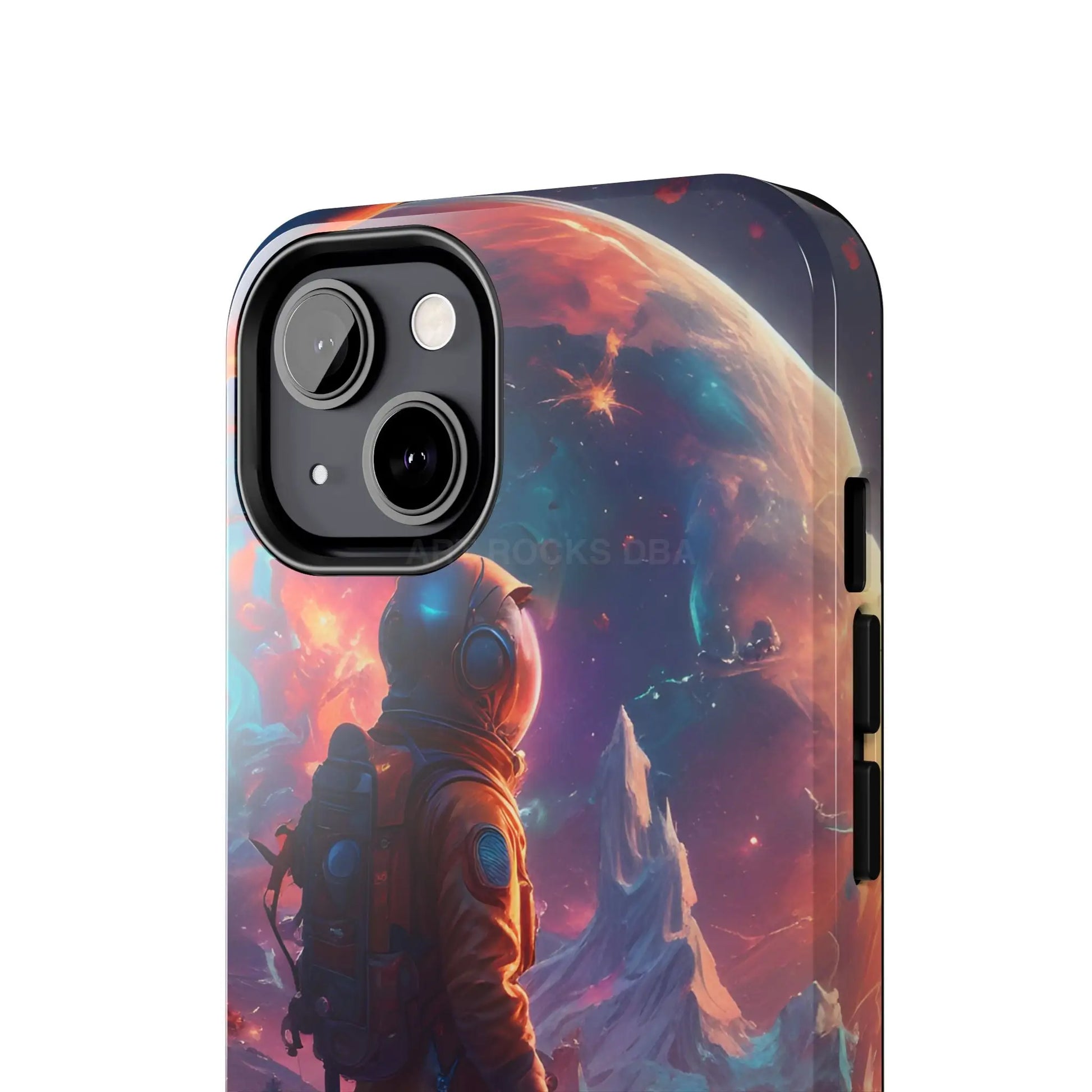 Psychedelic Cosmic Astronaut Phone Case for Space Enthusiasts Outer Space Gifts Durable Protector Adventurer Accessory