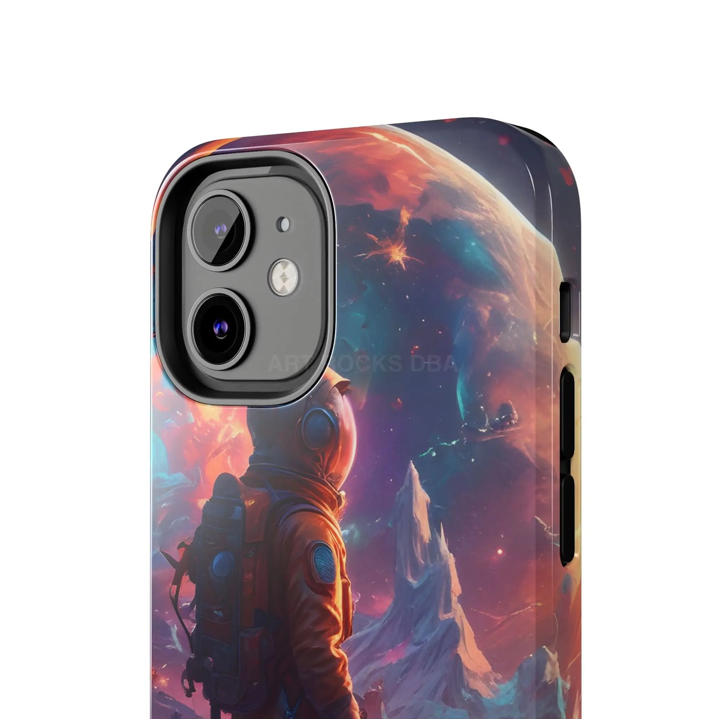 Psychedelic Cosmic Astronaut Phone Case for Space Enthusiasts Outer Space Gifts Durable Protector Adventurer Accessory