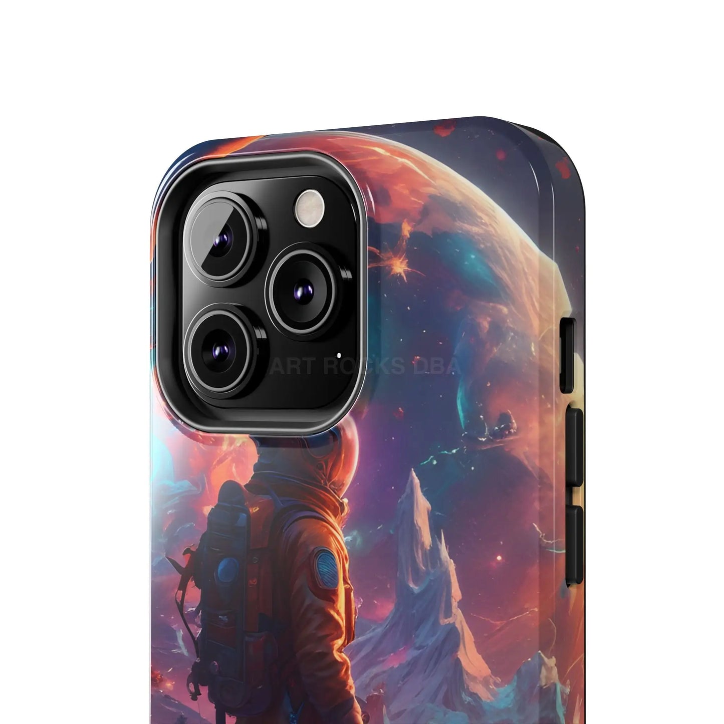 Psychedelic Cosmic Astronaut Phone Case for Space Enthusiasts Outer Space Gifts Durable Protector Adventurer Accessory