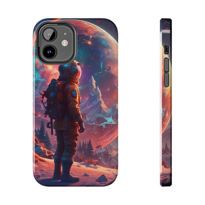 Psychedelic Cosmic Astronaut Phone Case for Space Enthusiasts Outer Space Gifts Durable Protector Adventurer Accessory
