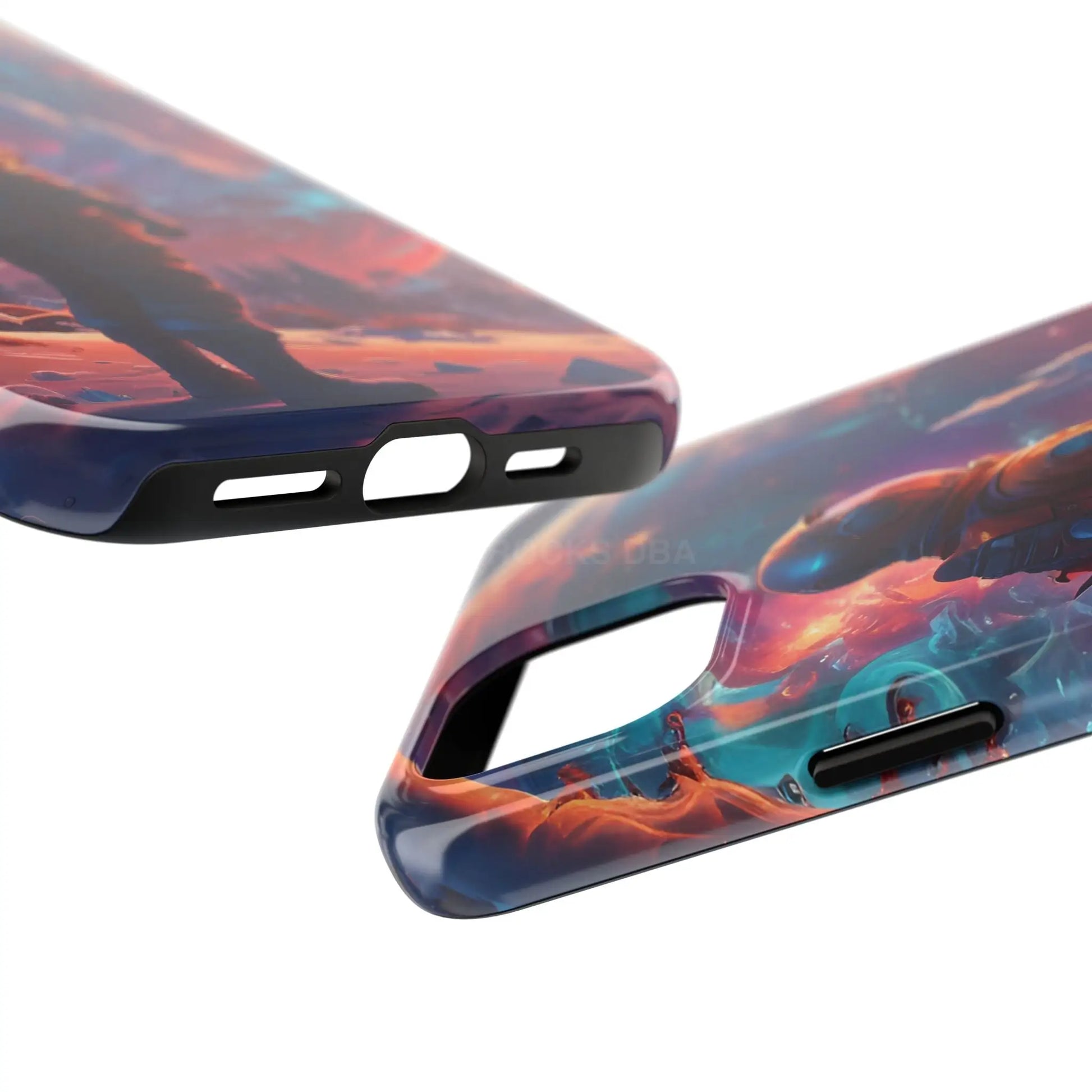 Psychedelic Cosmic Astronaut Phone Case for Space Enthusiasts Outer Space Gifts Durable Protector Adventurer Accessory