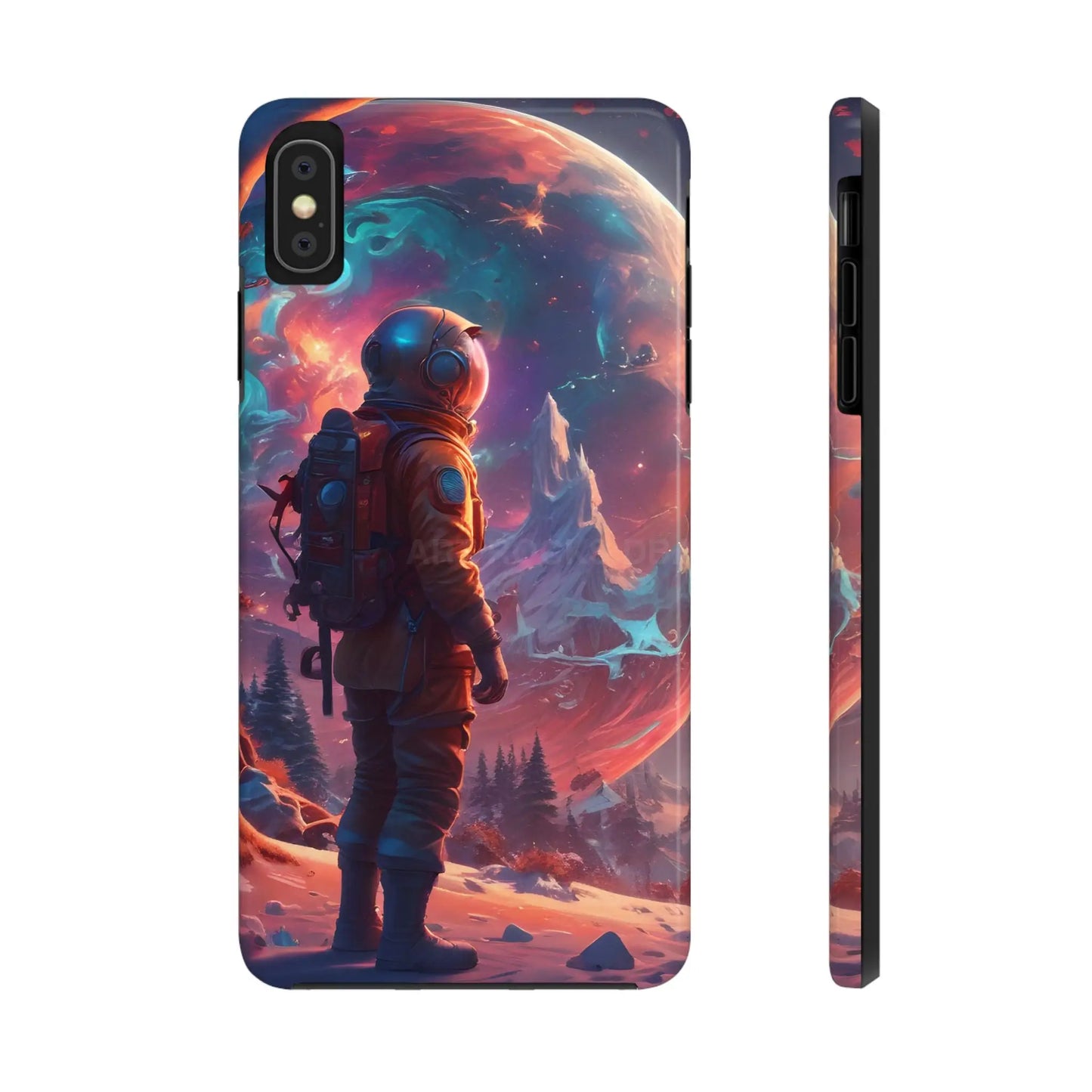 Psychedelic Cosmic Astronaut Phone Case for Space Enthusiasts Outer Space Gifts Durable Protector Adventurer Accessory