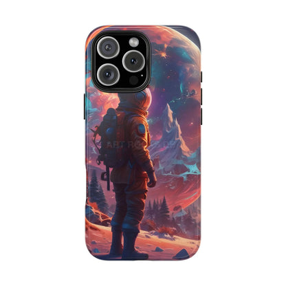 Psychedelic Cosmic Astronaut Phone Case for Space Enthusiasts Outer Space Gifts Durable Protector Adventurer Accessory