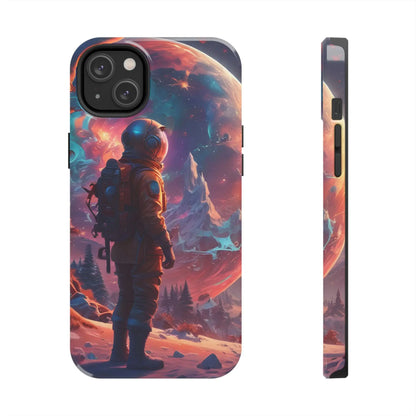 Psychedelic Cosmic Astronaut Phone Case for Space Enthusiasts Outer Space Gifts Durable Protector Adventurer Accessory