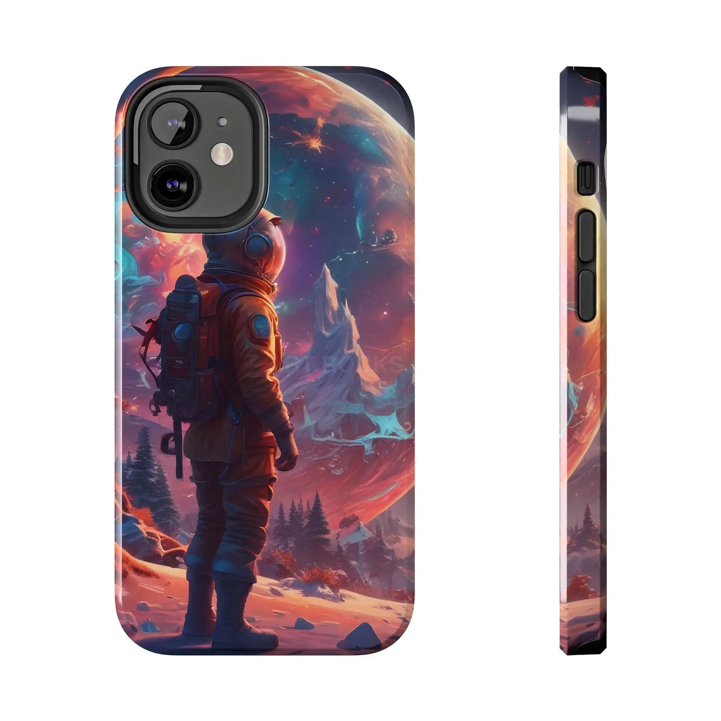 Psychedelic Cosmic Astronaut Phone Case for Space Enthusiasts Outer Space Gifts Durable Protector Adventurer Accessory
