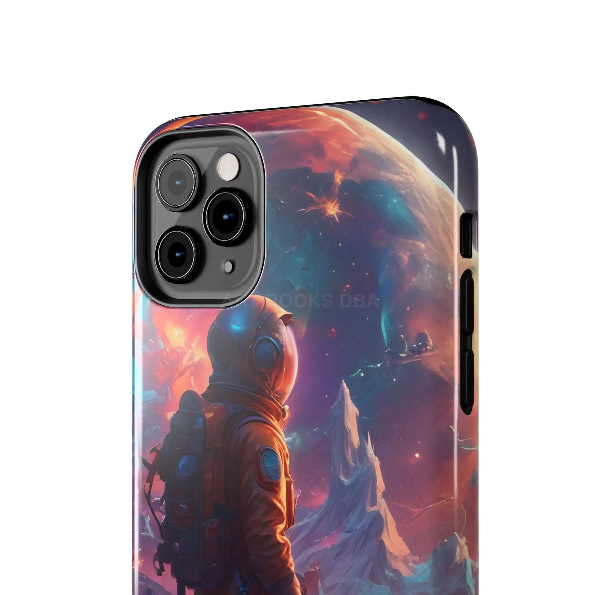 Psychedelic Cosmic Astronaut Phone Case for Space Enthusiasts Outer Space Gifts Durable Protector Adventurer Accessory