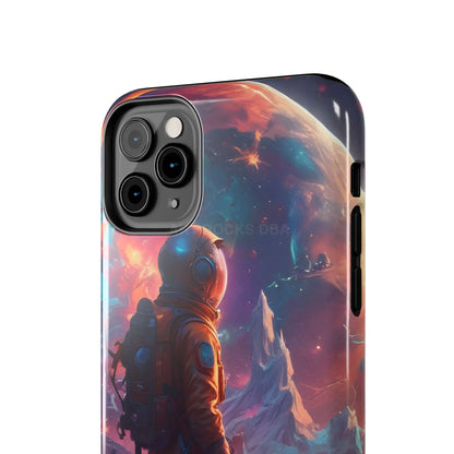 Psychedelic Cosmic Astronaut Phone Case for Space Enthusiasts Outer Space Gifts Durable Protector Adventurer Accessory