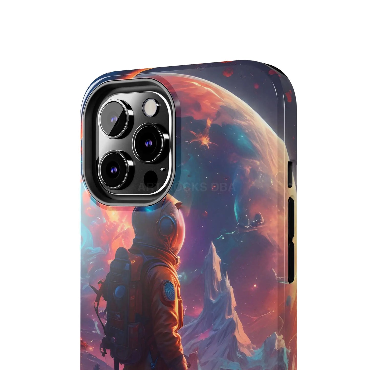 Psychedelic Cosmic Astronaut Phone Case for Space Enthusiasts Outer Space Gifts Durable Protector Adventurer Accessory