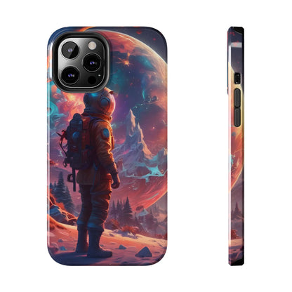 Psychedelic Cosmic Astronaut Phone Case for Space Enthusiasts Outer Space Gifts Durable Protector Adventurer Accessory