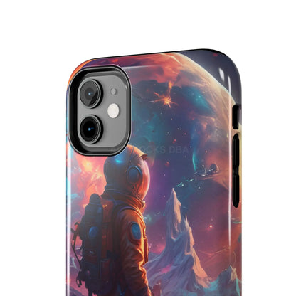 Psychedelic Cosmic Astronaut Phone Case for Space Enthusiasts Outer Space Gifts Durable Protector Adventurer Accessory