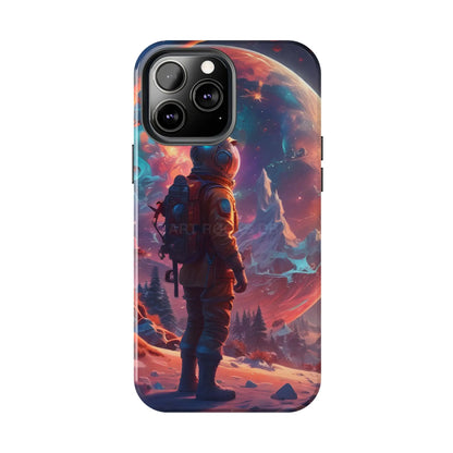 Psychedelic Cosmic Astronaut Phone Case for Space Enthusiasts Outer Space Gifts Durable Protector Adventurer Accessory