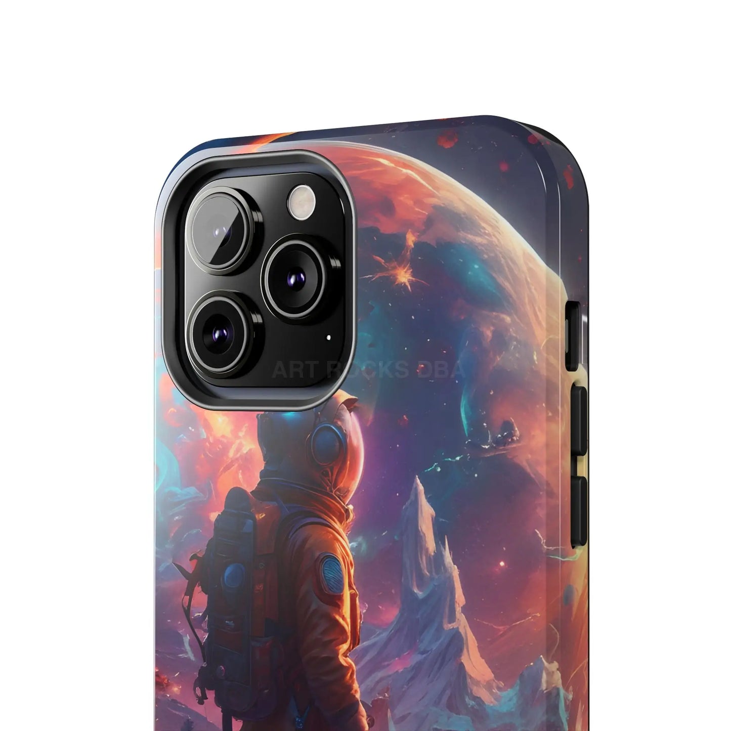 Psychedelic Cosmic Astronaut Phone Case for Space Enthusiasts Outer Space Gifts Durable Protector Adventurer Accessory