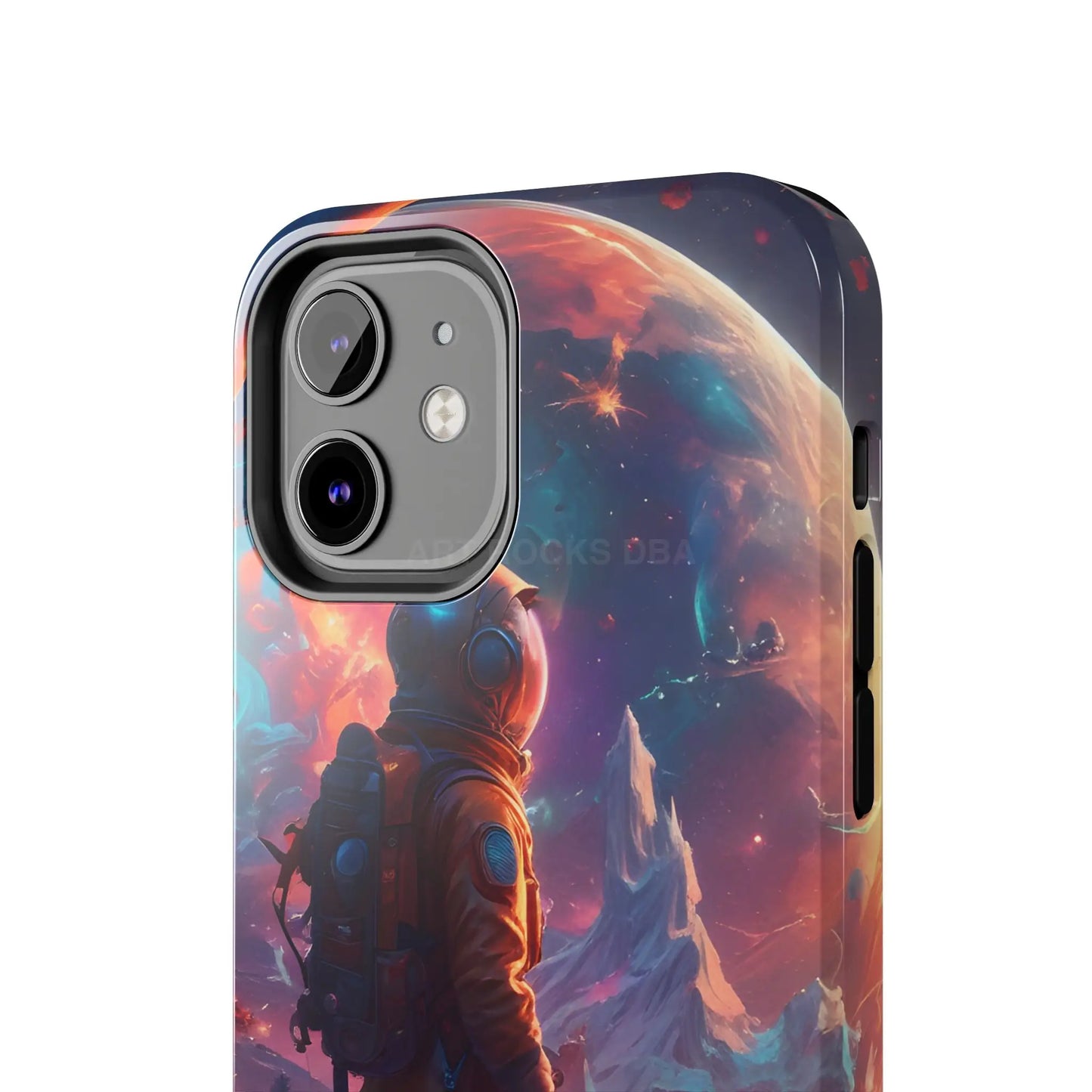 Psychedelic Cosmic Astronaut Phone Case for Space Enthusiasts Outer Space Gifts Durable Protector Adventurer Accessory