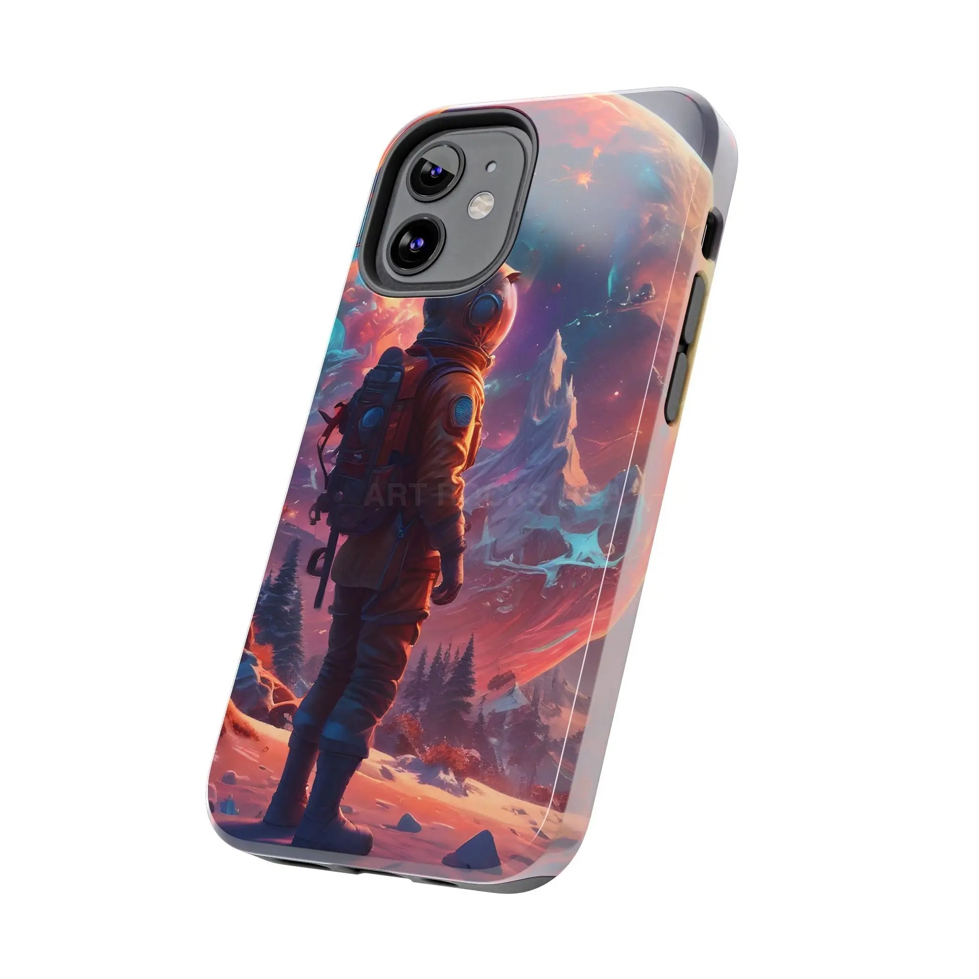 Psychedelic Cosmic Astronaut Phone Case for Space Enthusiasts Outer Space Gifts Durable Protector Adventurer Accessory
