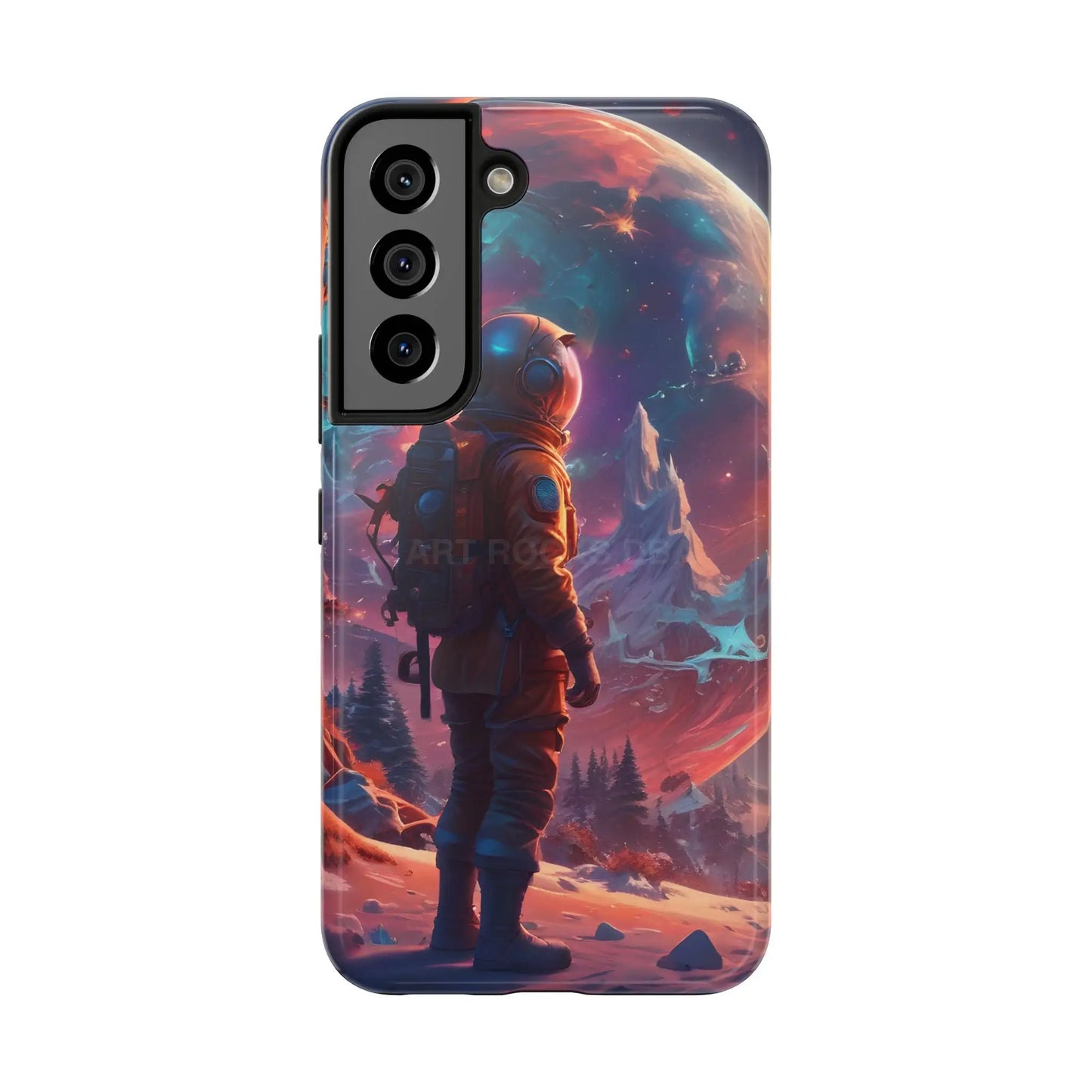 Psychedelic Cosmic Astronaut Phone Case for Space Enthusiasts Outer Space Gifts Durable Protector Adventurer Accessory