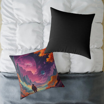 Psychedelic Cosmic Astronaut Pillow - Home Decor
