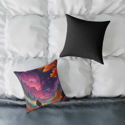Psychedelic Cosmic Astronaut Pillow - Home Decor