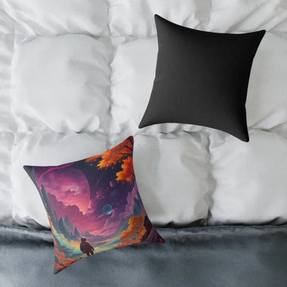 Psychedelic Cosmic Astronaut Pillow - Home Decor