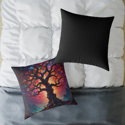 Rainbow Tree of Life Pillow Boho Home Decor Gift for Nature Lovers Cozy Throw Pillow Tree Art Cushion - Home Decor