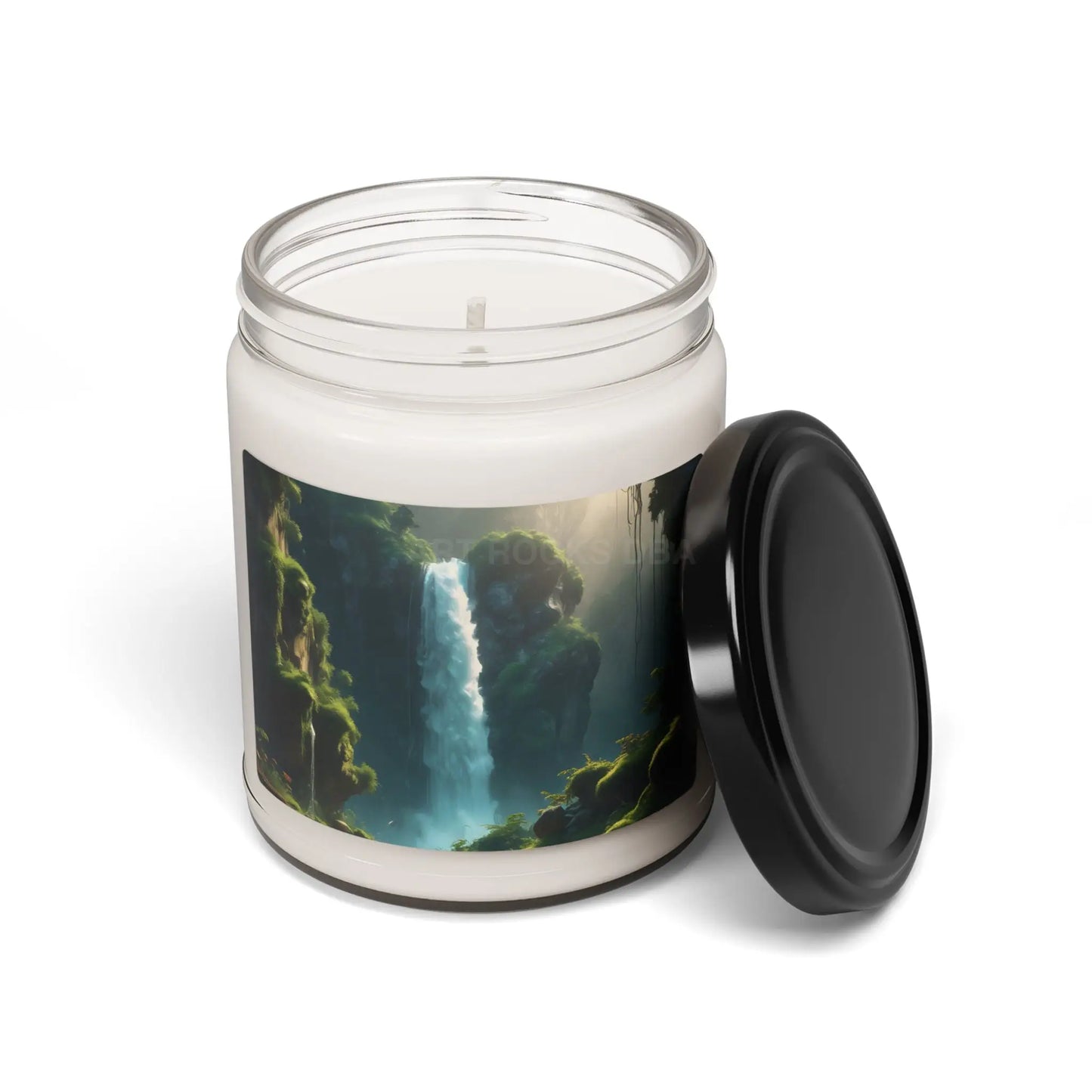Relaxing Scenic Waterfall Scented Soy Candle Aromatherapy Gift Home Decor Relaxation Eco-Friendly Candle Spa Gift